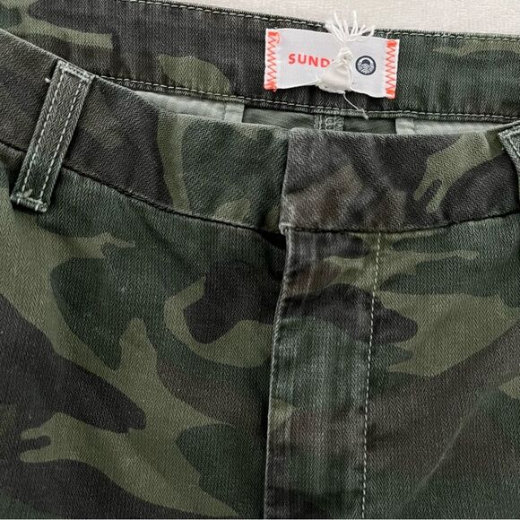 Sundry Camo Embellished Stripe Studded Trouser Pants Size 27 - Picture 12 of 15